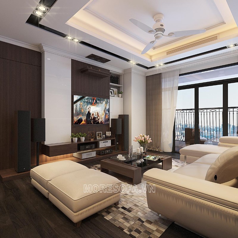 Ghế sofa góc đẹp, sang trọng cho phòng khách nhỏ